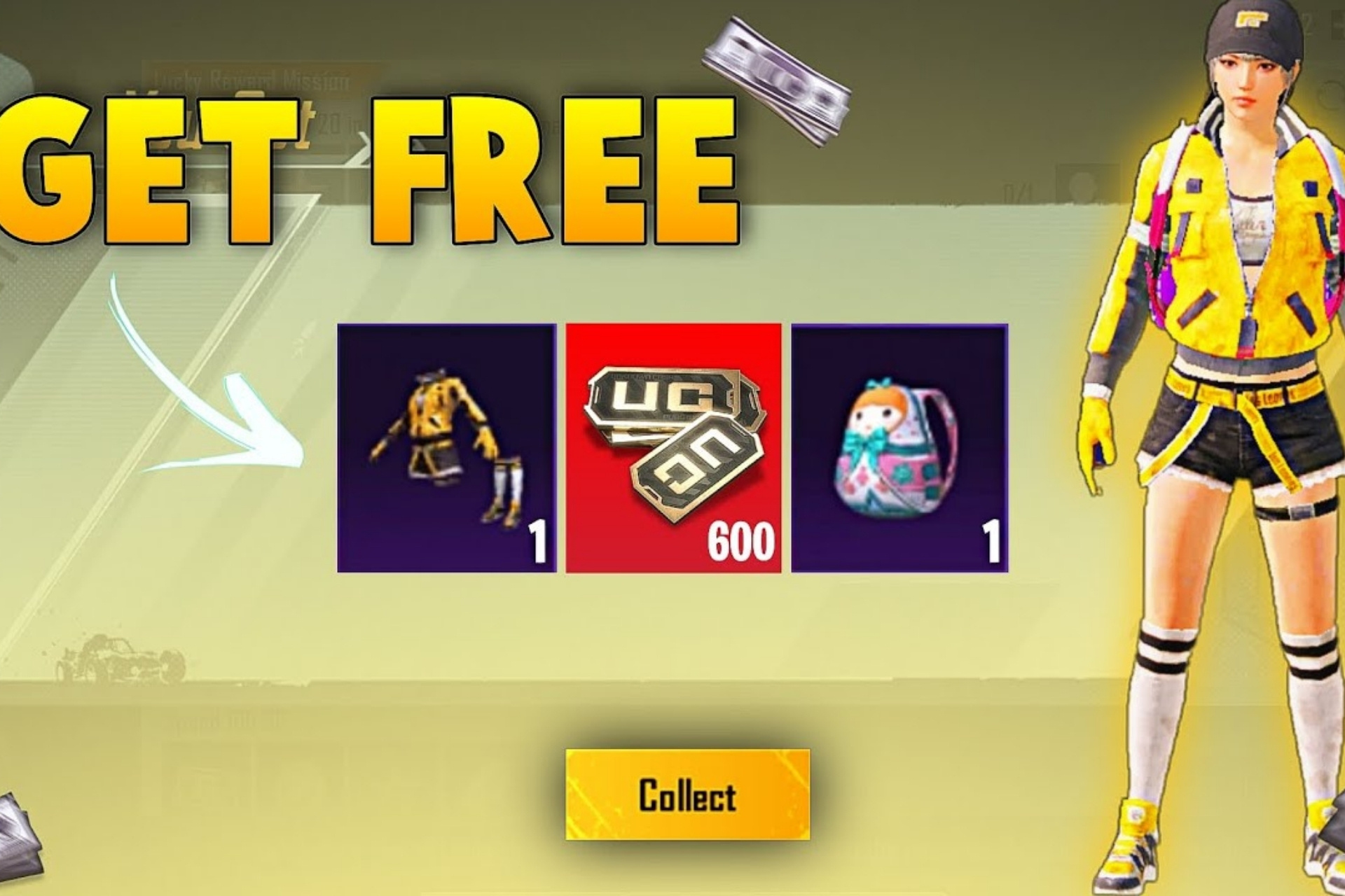 BGMI में Free Frilly Ribbon Backpack पाने का मौका